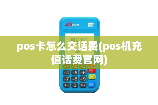 pos卡怎么交话费(pos机充值话费官网)