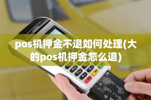 pos机押金不退如何处理(大的pos机押金怎么退) pos机押金不退如何处理(大的pos机押金怎么退)
