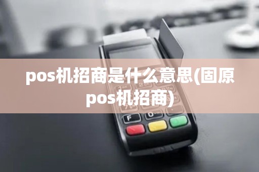 pos机招商是什么意思(固原pos机招商)