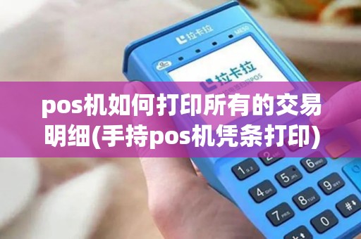 pos机如何打印所有的交易明细(手持pos机凭条打印)