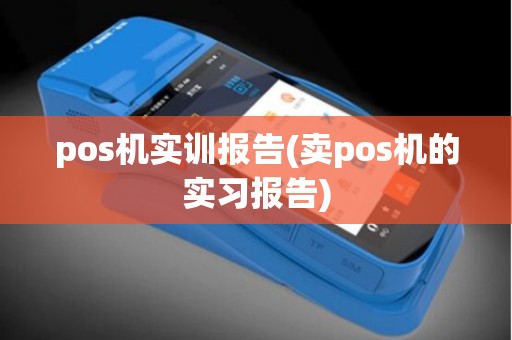 pos机实训报告(卖pos机的实习报告)