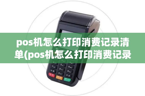 pos机怎么打印消费记录清单(pos机怎么打印消费记录)