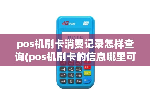 pos机刷卡消费记录怎样查询(pos机刷卡的信息哪里可以看)