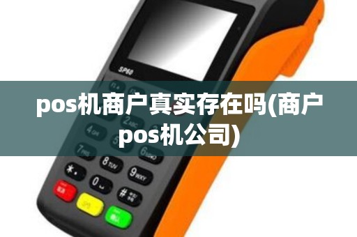 pos机商户真实存在吗(商户pos机公司)