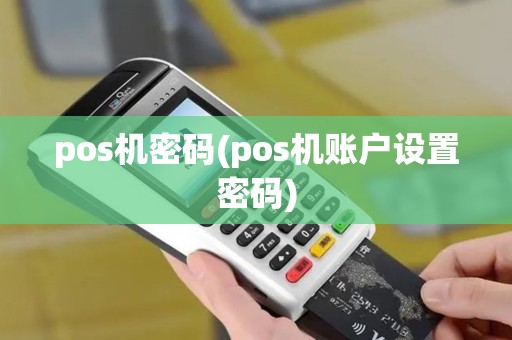 pos机密码(pos机账户设置密码)