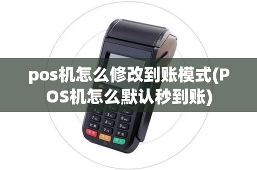 pos机怎么修改到账模式(POS机怎么默认秒到账)
