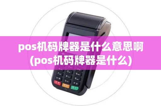 pos机码牌器是什么意思啊(pos机码牌器是什么)