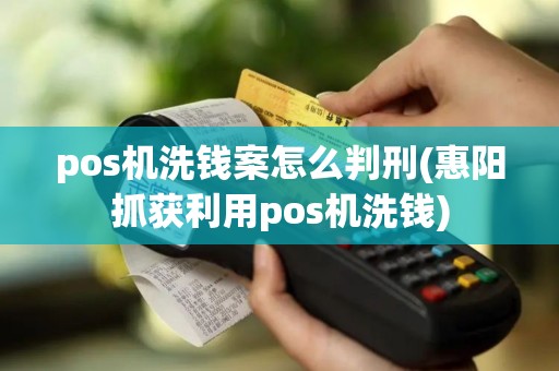 pos机洗钱案怎么判刑(惠阳抓获利用pos机洗钱)