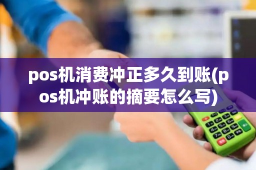 pos机消费冲正多久到账(pos机冲账的摘要怎么写)