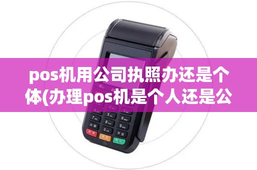 pos机用公司执照办还是个体(办理pos机是个人还是公司)