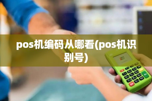 pos机编码从哪看(pos机识别号)