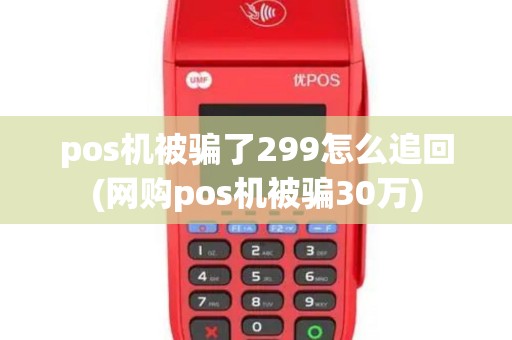 pos机被骗了299怎么追回(网购pos机被骗30万)