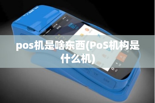 pos机是啥东西(PoS机构是什么机)
