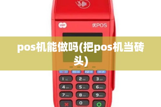 pos机能做吗(把pos机当砖头)
