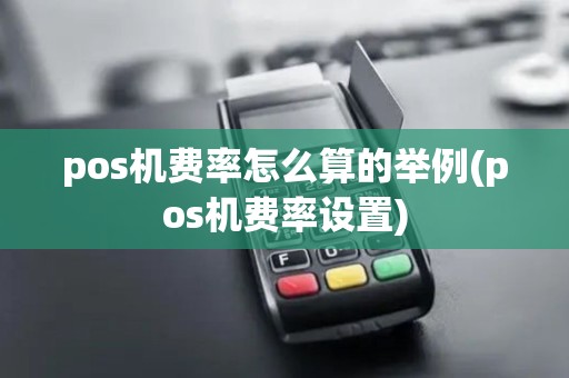 pos机费率怎么算的举例(pos机费率设置)