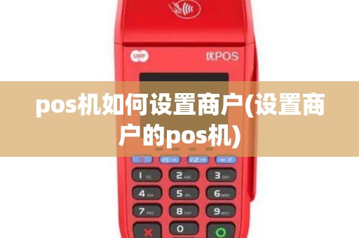 pos机如何设置商户(设置商户的pos机)