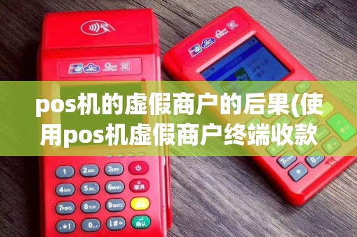 pos机的虚假商户的后果(使用pos机虚假商户终端收款)