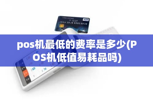 pos机最低的费率是多少(POS机低值易耗品吗)
