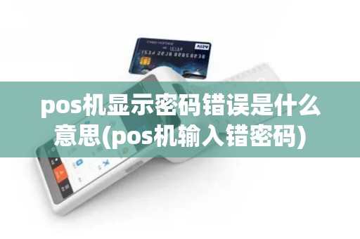 pos机显示密码错误是什么意思(pos机输入错密码)