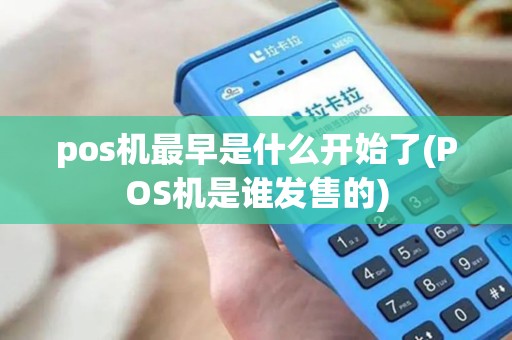 pos机最早是什么开始了(POS机是谁发售的)