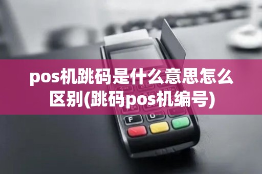 pos机跳码是什么意思怎么区别(跳码pos机编号)