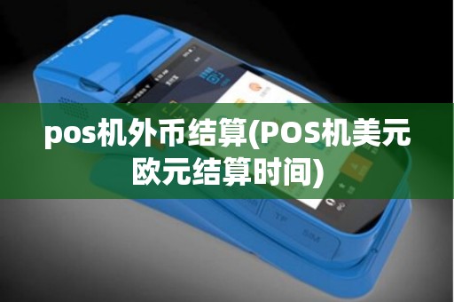 pos机外币结算(POS机美元欧元结算时间)