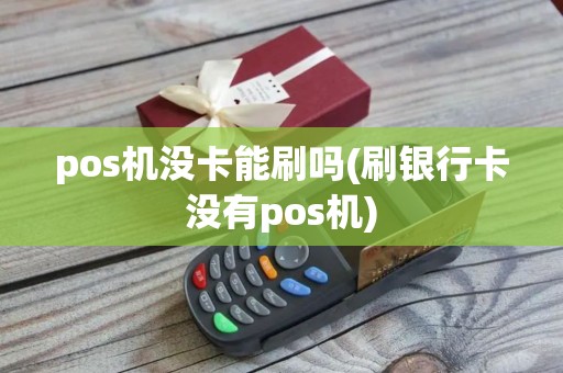 pos机没卡能刷吗(刷银行卡没有pos机)