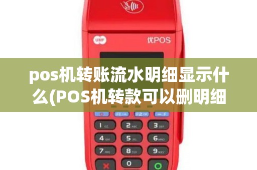pos机转账流水明细显示什么(POS机转款可以删明细吗)