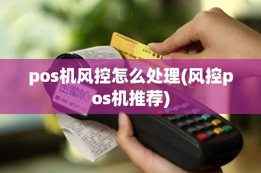 pos机风控怎么处理(风控pos机推荐)