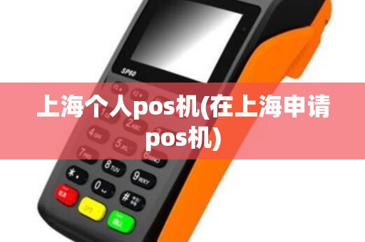上海个人pos机(在上海申请pos机)