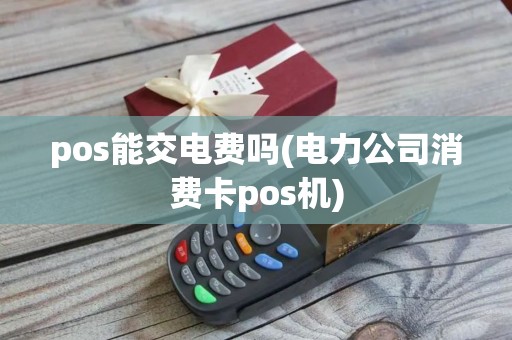 pos能交电费吗(电力公司消费卡pos机)