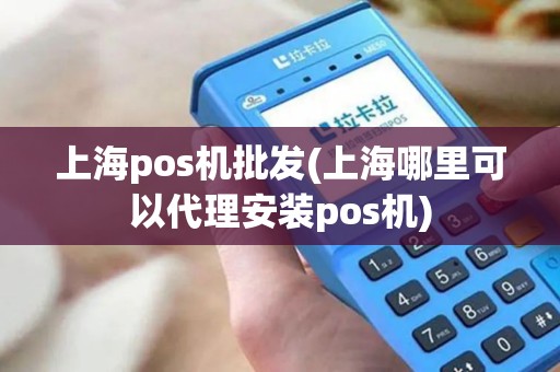 上海pos机批发(上海哪里可以代理安装pos机)
