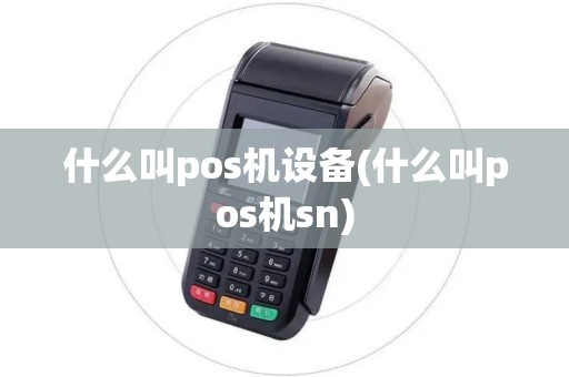 什么叫pos机设备(什么叫pos机sn)