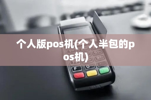 个人版pos机(个人半包的pos机)