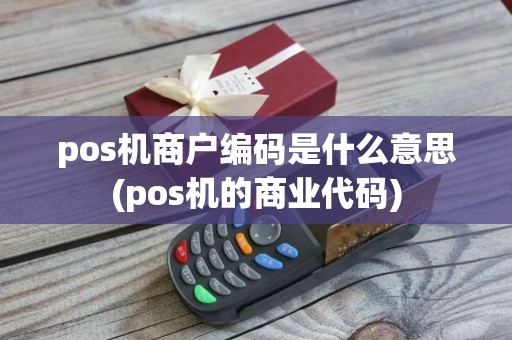 pos机商户编码是什么意思(pos机的商业代码)
