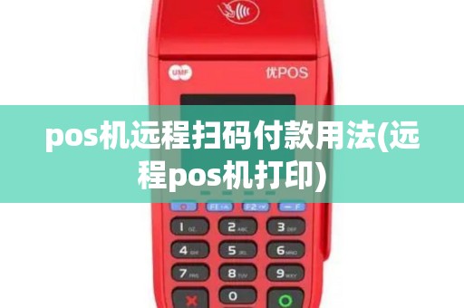 pos机远程扫码付款用法(远程pos机打印)