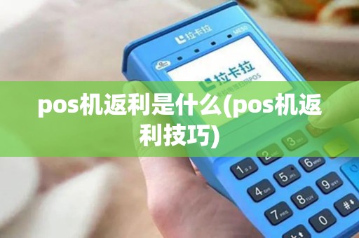 pos机返利是什么(pos机返利技巧)