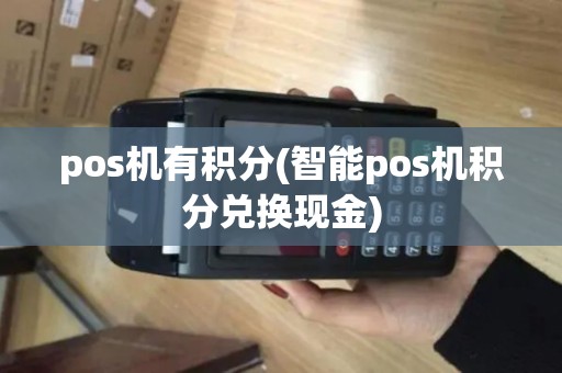 pos机有积分(智能pos机积分兑换现金)