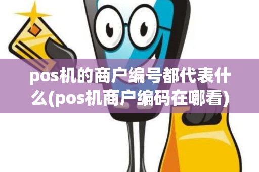 pos机的商户编号都代表什么(pos机商户编码在哪看)