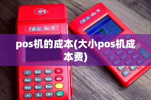 pos机的成本(大小pos机成本费)