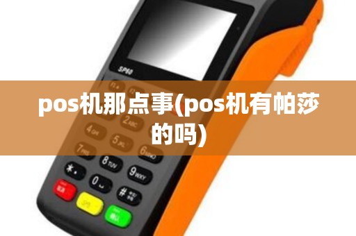 pos机那点事(pos机有帕莎的吗)