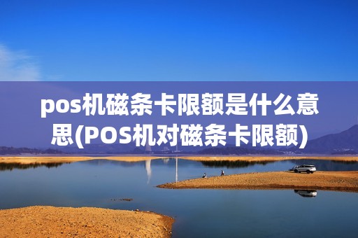 pos机磁条卡限额是什么意思(POS机对磁条卡限额)