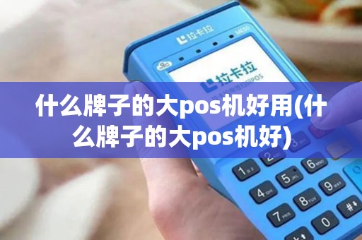 什么牌子的大pos机好用(什么牌子的大pos机好)