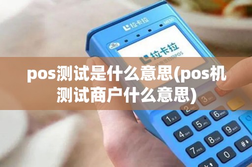pos测试是什么意思(pos机测试商户什么意思)