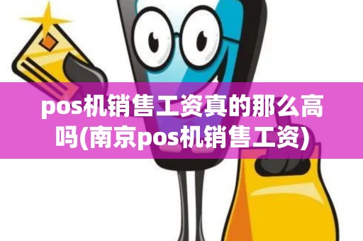 pos机销售工资真的那么高吗(南京pos机销售工资)