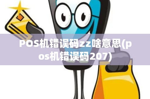 POS机错误码zz啥意思(pos机错误码207)