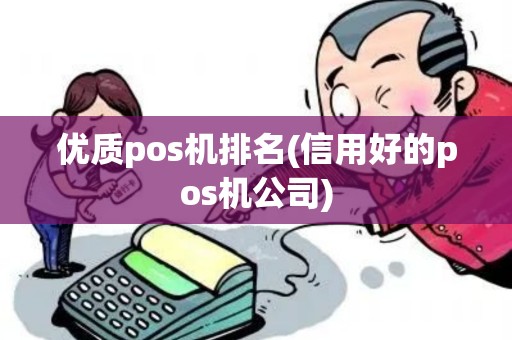 优质pos机排名(信用好的pos机公司)