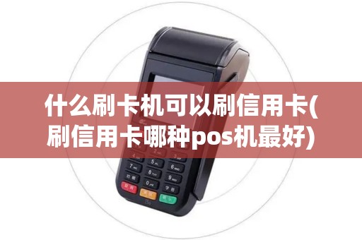 什么刷卡机可以刷信用卡(刷信用卡哪种pos机最好) 什么刷卡机可以刷信用卡(刷信用卡哪种pos机最好)