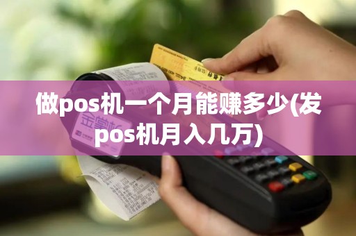 做pos机一个月能赚多少(发pos机月入几万) 做pos机一个月能赚多少(发pos机月入几万)