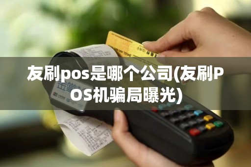 友刷pos是哪个公司(友刷POS机骗局曝光)
